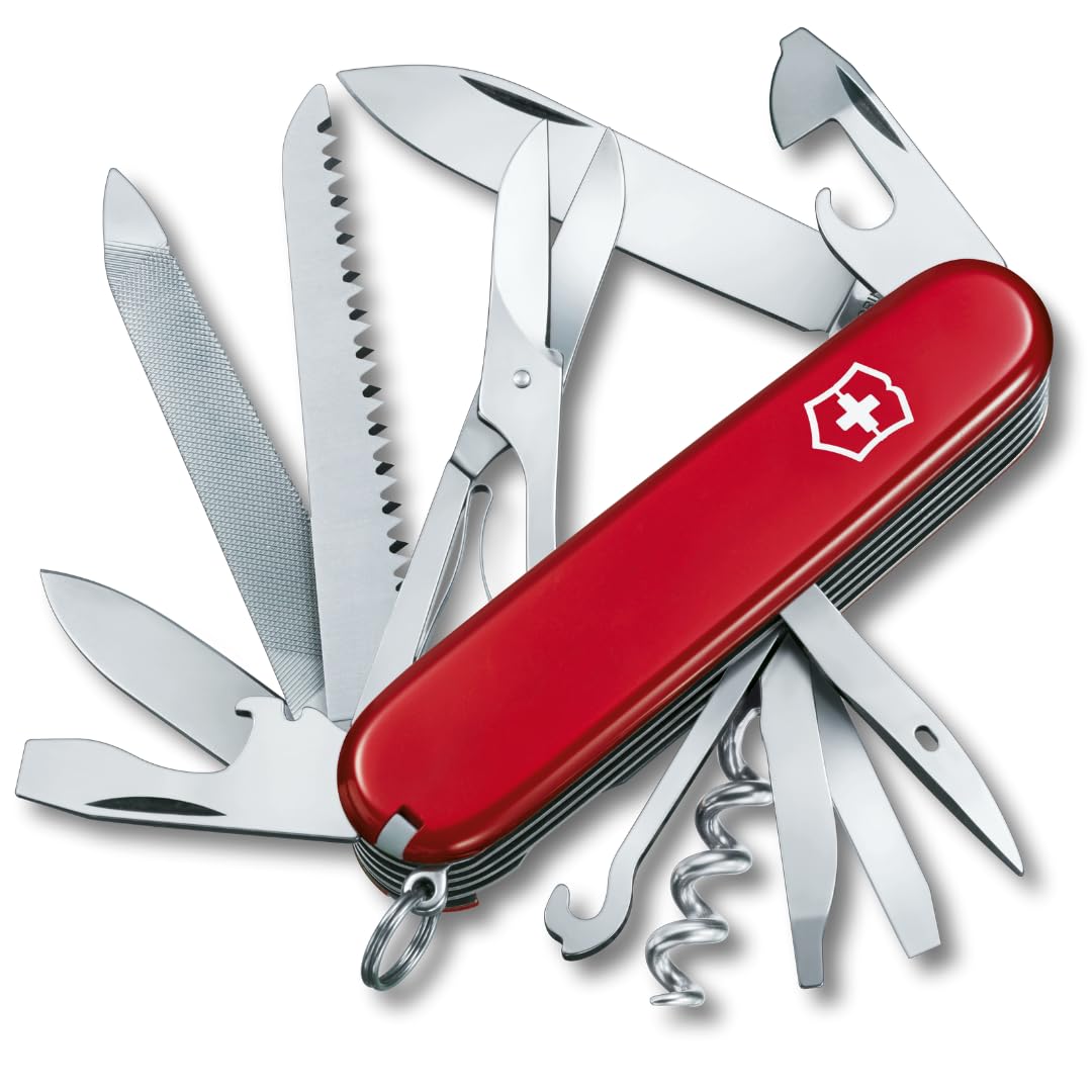 VictorinoxSwiss Army Ranger Pocket Knife,Red , 91mm