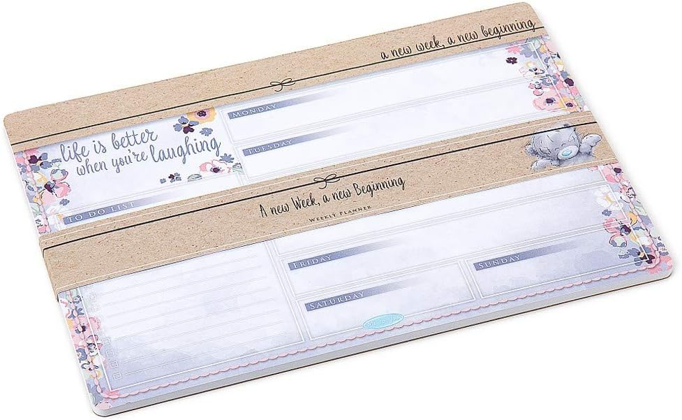 Me To You G01S1505 Weekly Planner Pad, Nylon/A