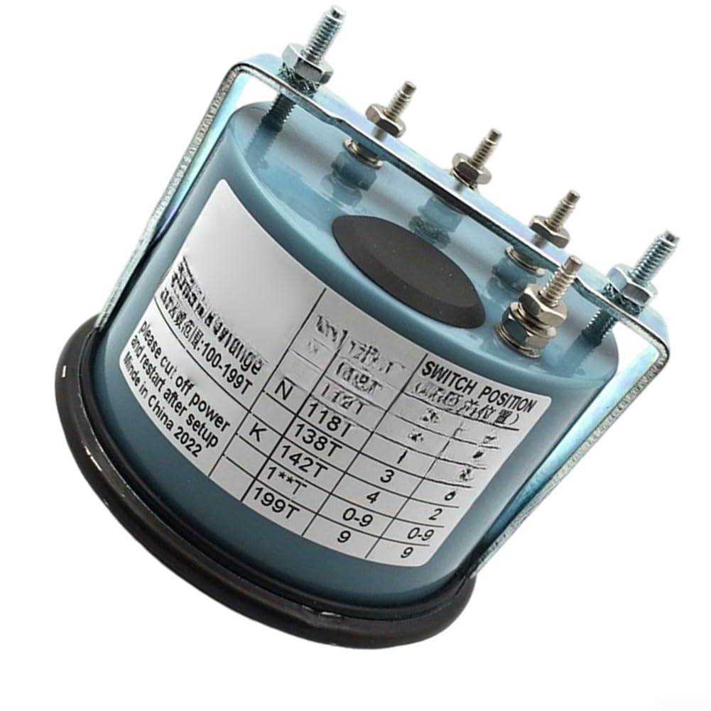 Tacómetro puntero, 0-3000 RPM, 100-199 dientes, cubierta impermeable, para grupos electrógenos y cajas de instrumentos