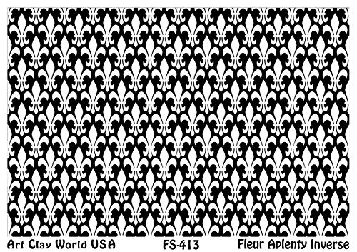 FlexiStamps Texture Sheets Fleur Aplenty Inverse Design - 1 Pc.