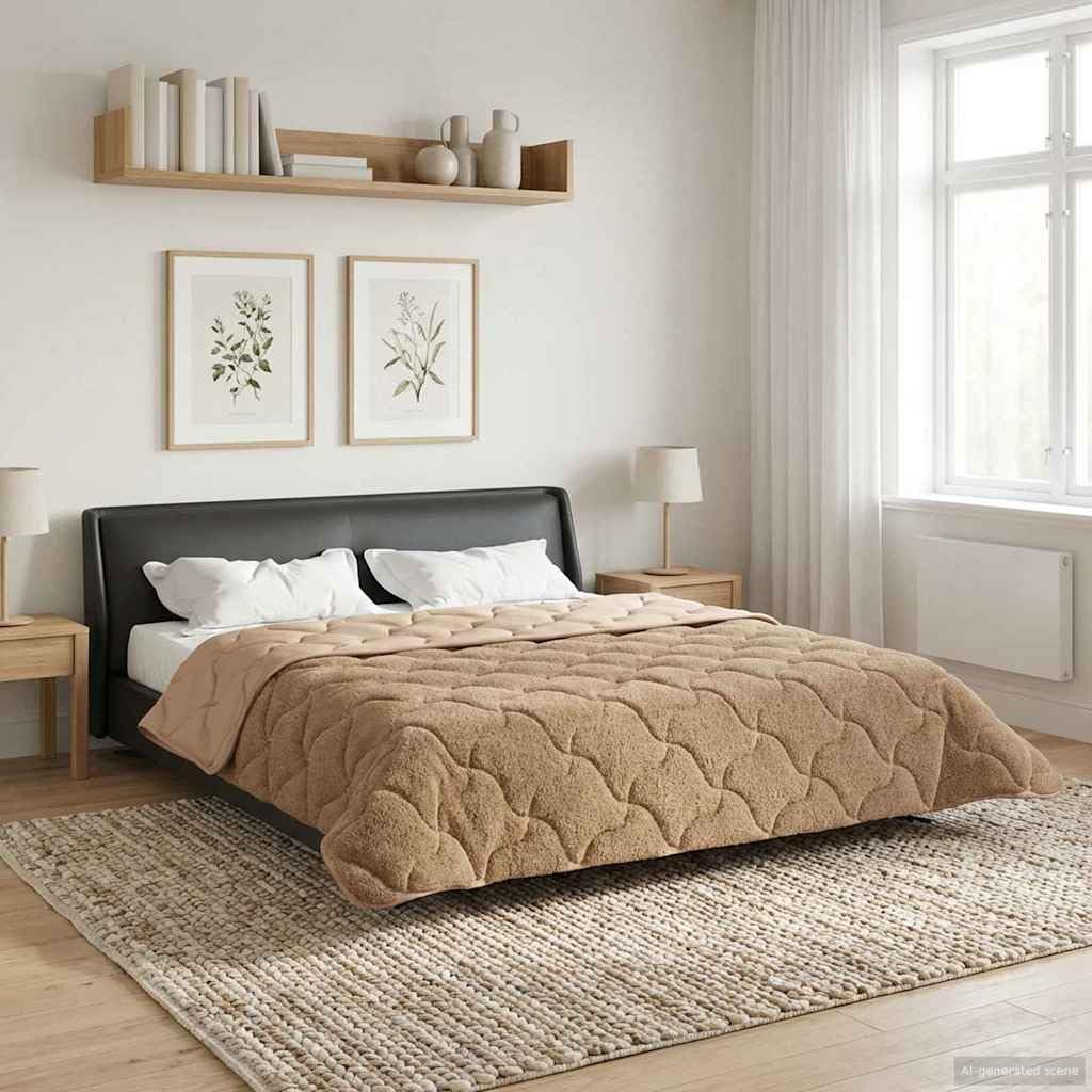 Edredón para todo el año, acolchado, 200 x 200 cm, microfibra, forro polar, ligero, lavable, transpirable, para verano, manta de invierno