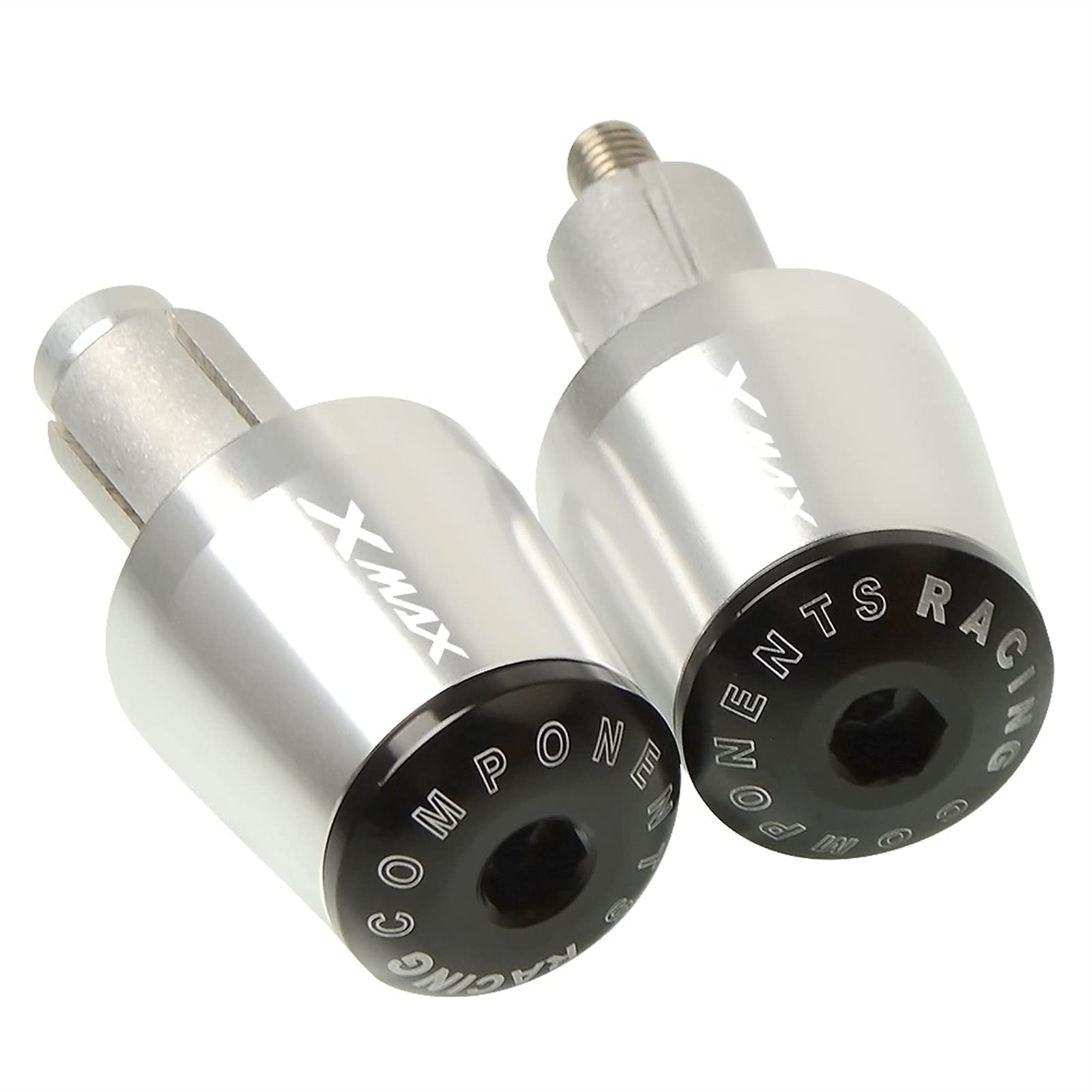 Guidons 7/8 22mm Paire Poignées Guidon Moto 7/8" - Anti-dérapantes Pour Yamaha XMAX 125 250 300 400 | Couleurs Au Choix Accessoire Xmax 300