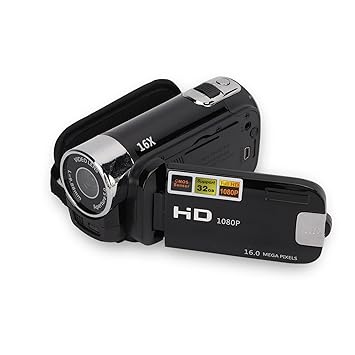 Camcorder 1080P 16MP Camera Video Recorder FHD Vlogging Camera for YouTube Digital Camera Recorder for Kids Camcorder with 2.7 Inch LCD Screen, 16X Digital Zoom Gifts