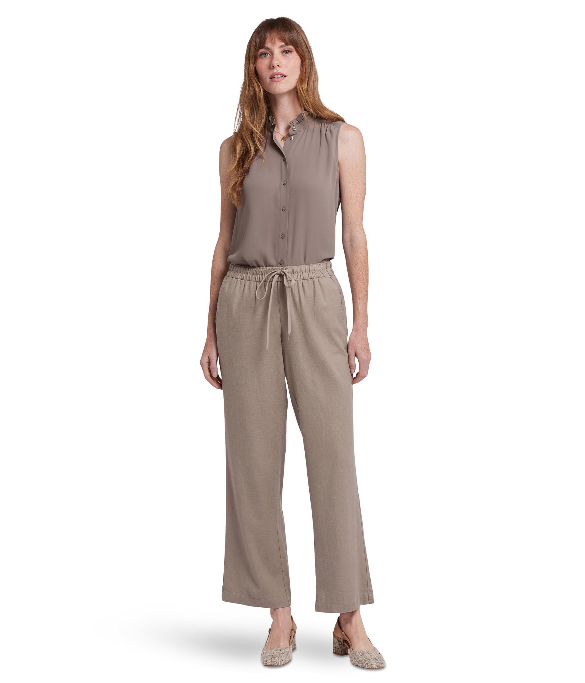 NYDJ Womens Relaxed Drawstring Pants