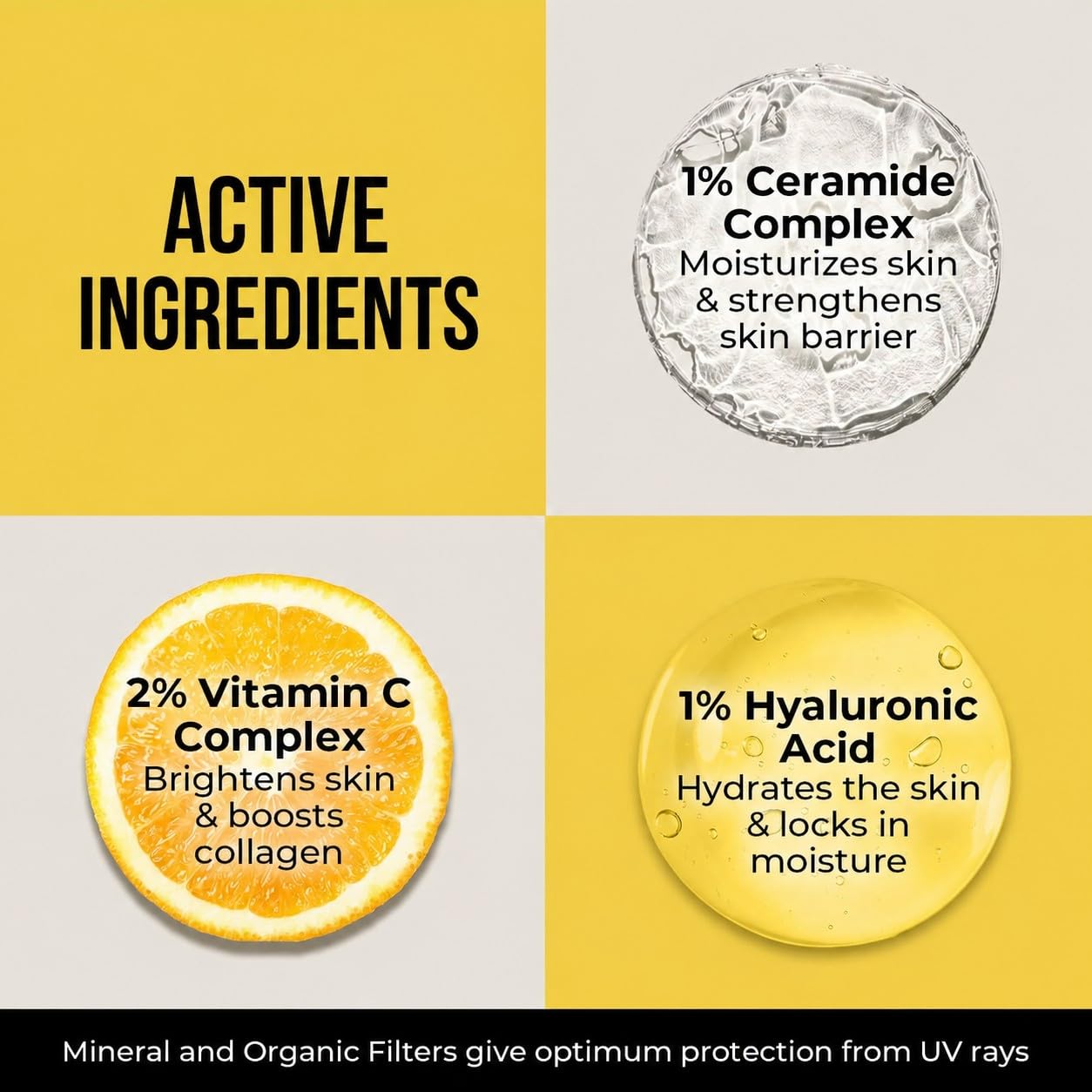 Dr. Sheth's Ceramide & Vitamin C Sunscreen | In-Vivo Tested | Protects, Moisturizes & Brightens Skin | SPF 50+ PA++++ | Lightweight, Leaves No White Cast | 30 g 2