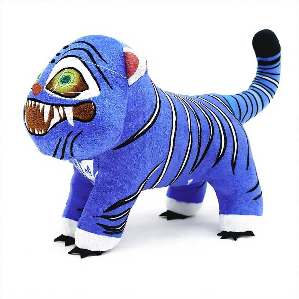 AFORENTIER Demon Plush Tiger Toy Cute Plushie Collectible Stuffed Animal for Boys Girls