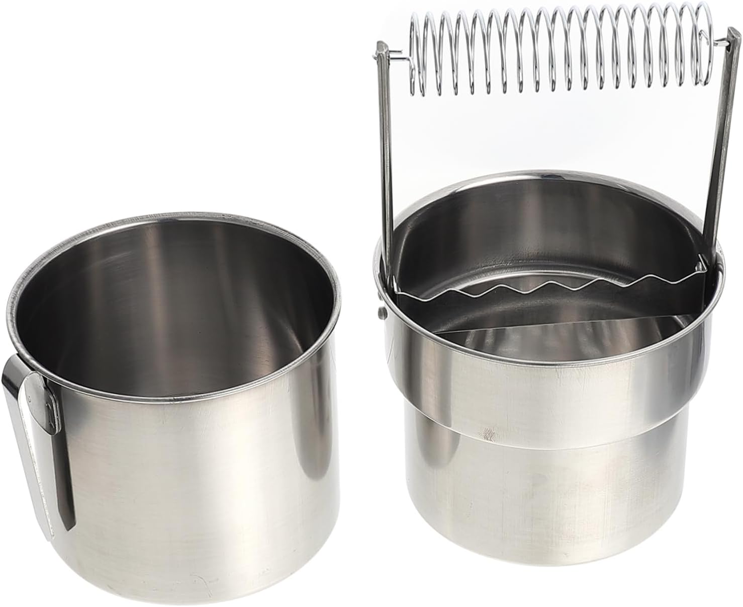 Veemoon Stainless Steel Art Pen Holder Compact Brush Washer for Quick Cleaning Drying for Watercolor and Oil Paints Convenient Art Tool for Artists
