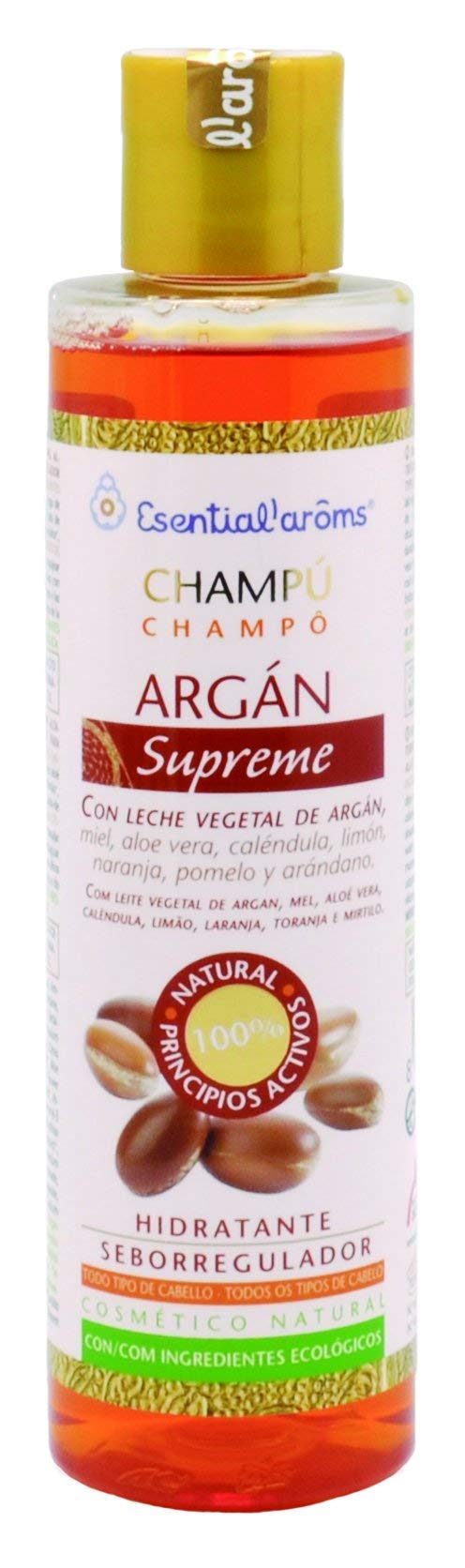 ESENTIAL A Authentic Moroccan Argan Supreme Deep Repair Shampoo & Conditioner - 100% Natural & Organic - The Healthiest Choice! (200 ml)