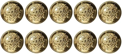 VILLCASE 40 botones de costura, botones de latón vintage, botones decorativos, accesorios de ropa para manualidades, decoración, camisa de bricolaje