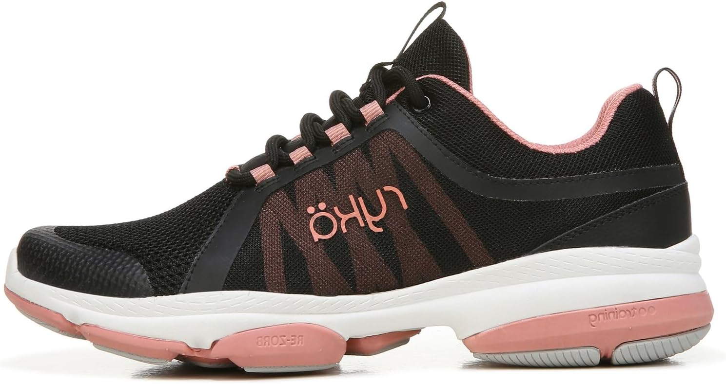 Ryka Womens Daydream Sneaker, Black, 11 US