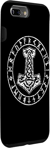Vista 27 de Funda para iPhone 14 Mjolnir Thor Hammer Viking Norse Mythology