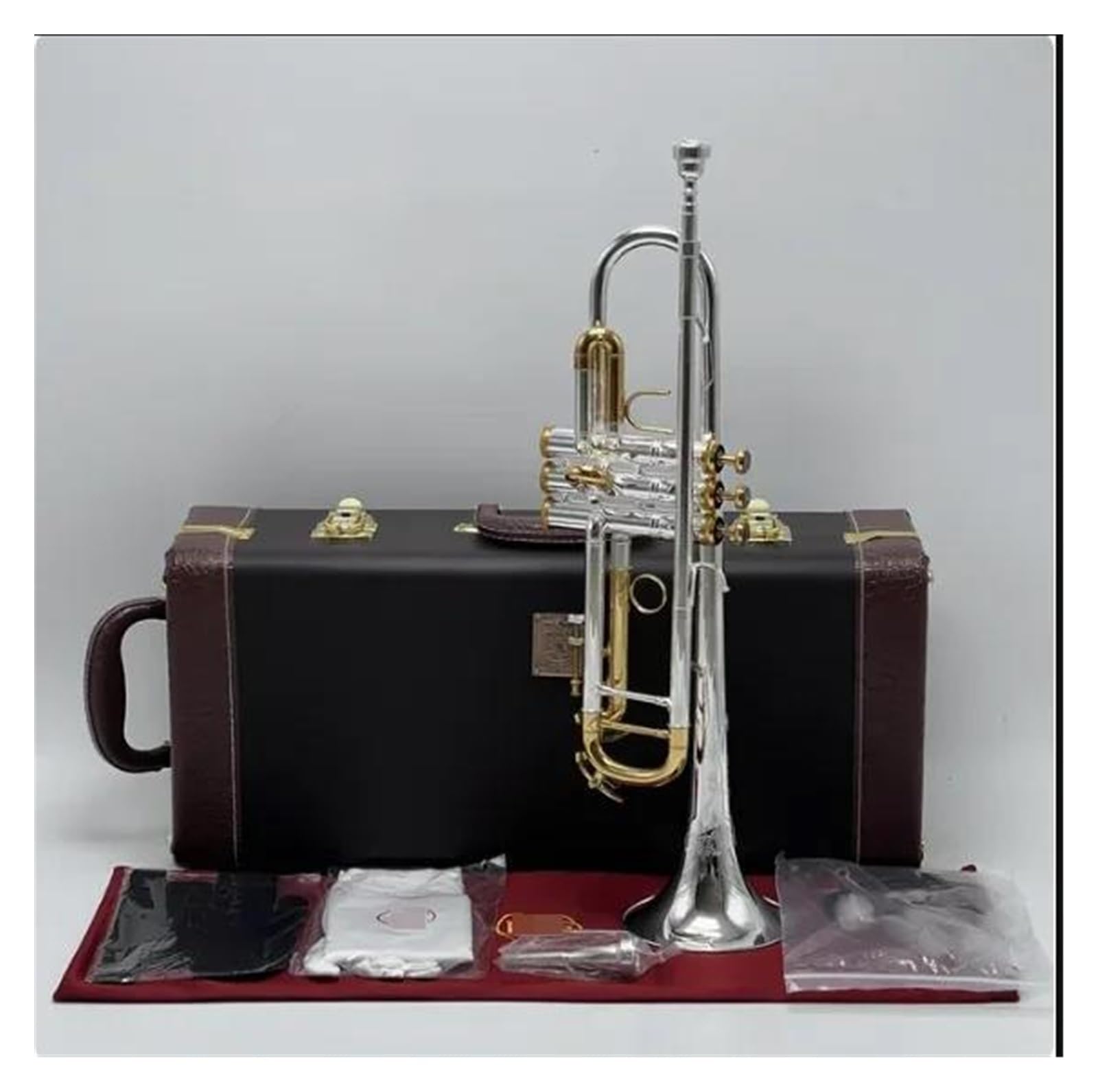 trąbka instrument Trąbka rocznicowa Srebrna trąbka Płaski instrument dęty blaszany Student