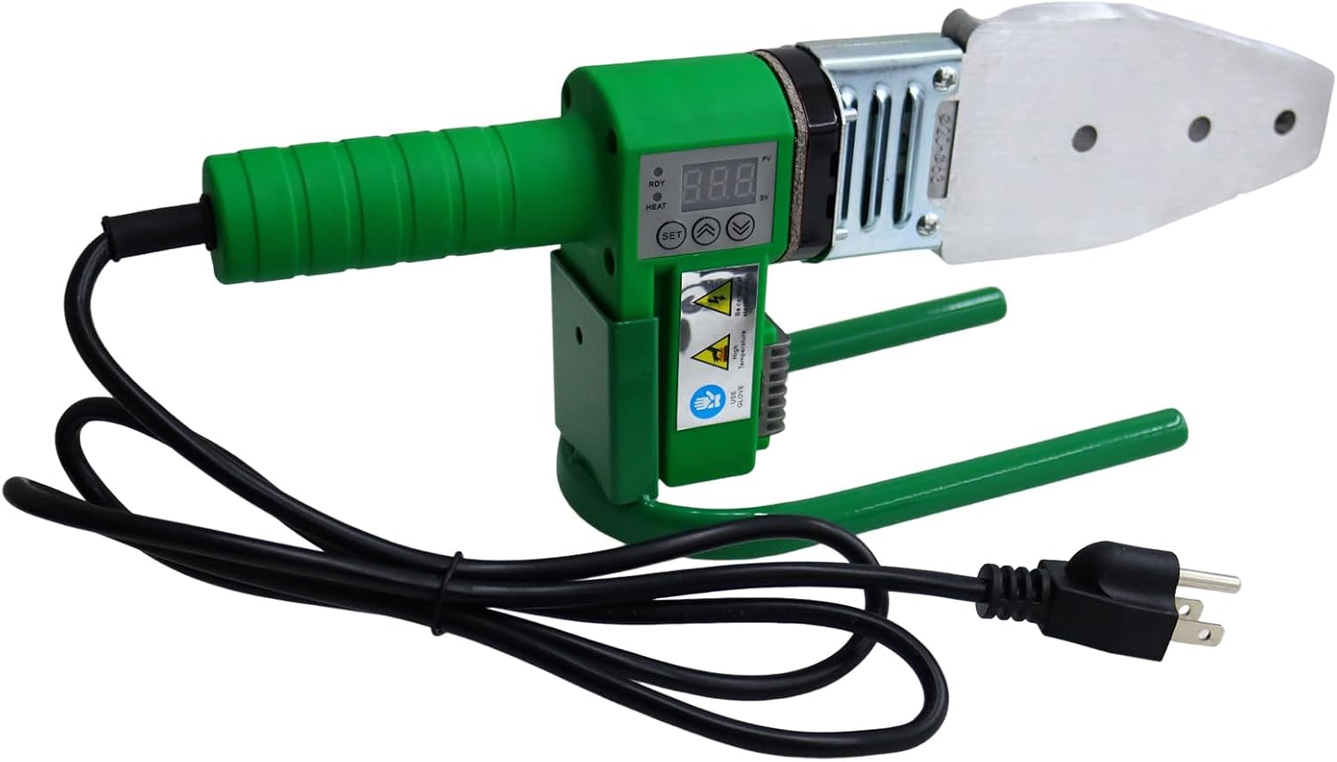Pipe Welding Machine Plastic Water Pipe Hot Melt Tool with Digital Readout for PP/PP-R/PE/PP-C Pipe 110V 800W