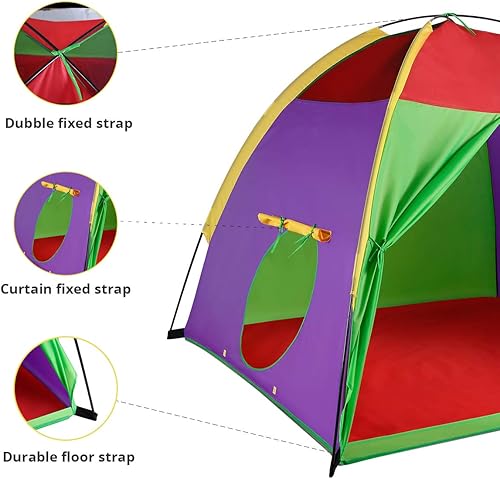 Miniatura 7 de Carpa para niños Alvantor, para camping, exteriores, interiores, patios de juegos, regalo de Navidad