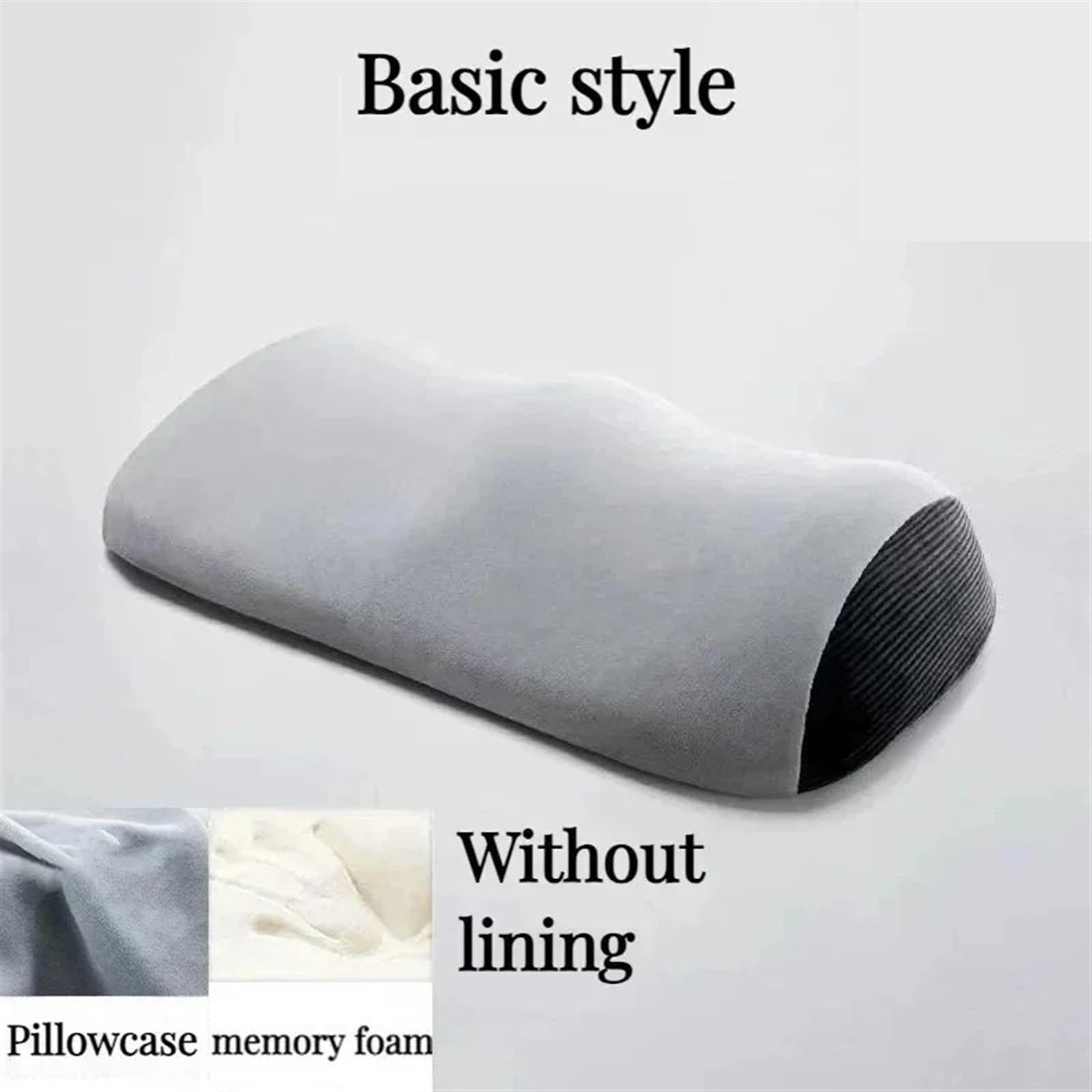 Almohada De Espuma Con Memoria Almohada for piernas de espuma viscoelástica, cojín ortopédico for masaje de piernas, ropa de cama for dormir de lado, almohada for pies de rebote lento, almohadilla for