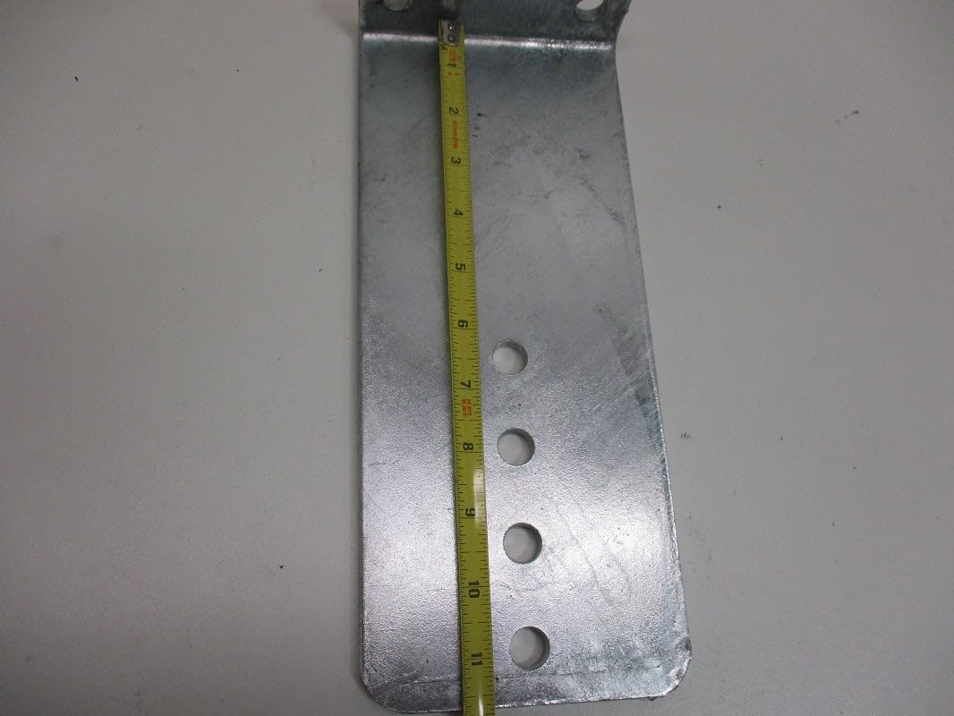 Vertical Pontoon Boat Trailer Bunk Bolster L Brackets, 5" by 12" Galvanized, 8 Pack, for Trailer Boat