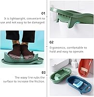 Vista 9 de Housoutil Tabla de lavado para lavabo, tabla de lavar a mano, calcetín, tabla de lavar ropa interior, tabla de lavar la tabla de lavar la ropa