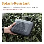 For Osmo Mobile 7P/7 Gimbal Stabilizer Hard Case, PU Leather Portable Bag, Waterproof Travel Storage Box with Custom Foam Insert & Mesh Pocket for DJI OM Mobile 7P Smartphone Gimbal Accessories - Image 6