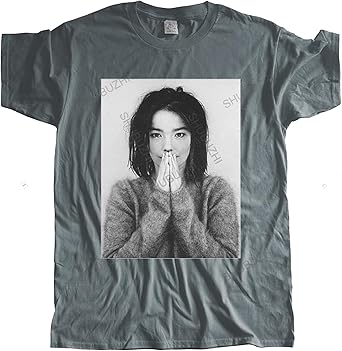 Amazon | ベストメンズ春夏ニットヴィンテージTシャツビョークシャツ