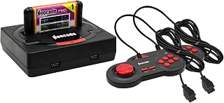 NEOCADE メガドライブ用 レトロゲーム機 コンソール MD用 18本 NES ゲーム収録 12 in 1 Mega Drive ゲームカートリッジ付き 有線ゲームコントローラx2 軽量 HDMI出力を大画面にサポートし【英語版】