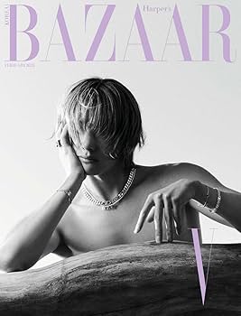 【送料無料】ナム・テヒョン掲載ページ（ポスターサイズ）#88852 Amazon.co.jp: BAZAAR korea BTS V 表紙, 画報 記事掲載 KOREA
