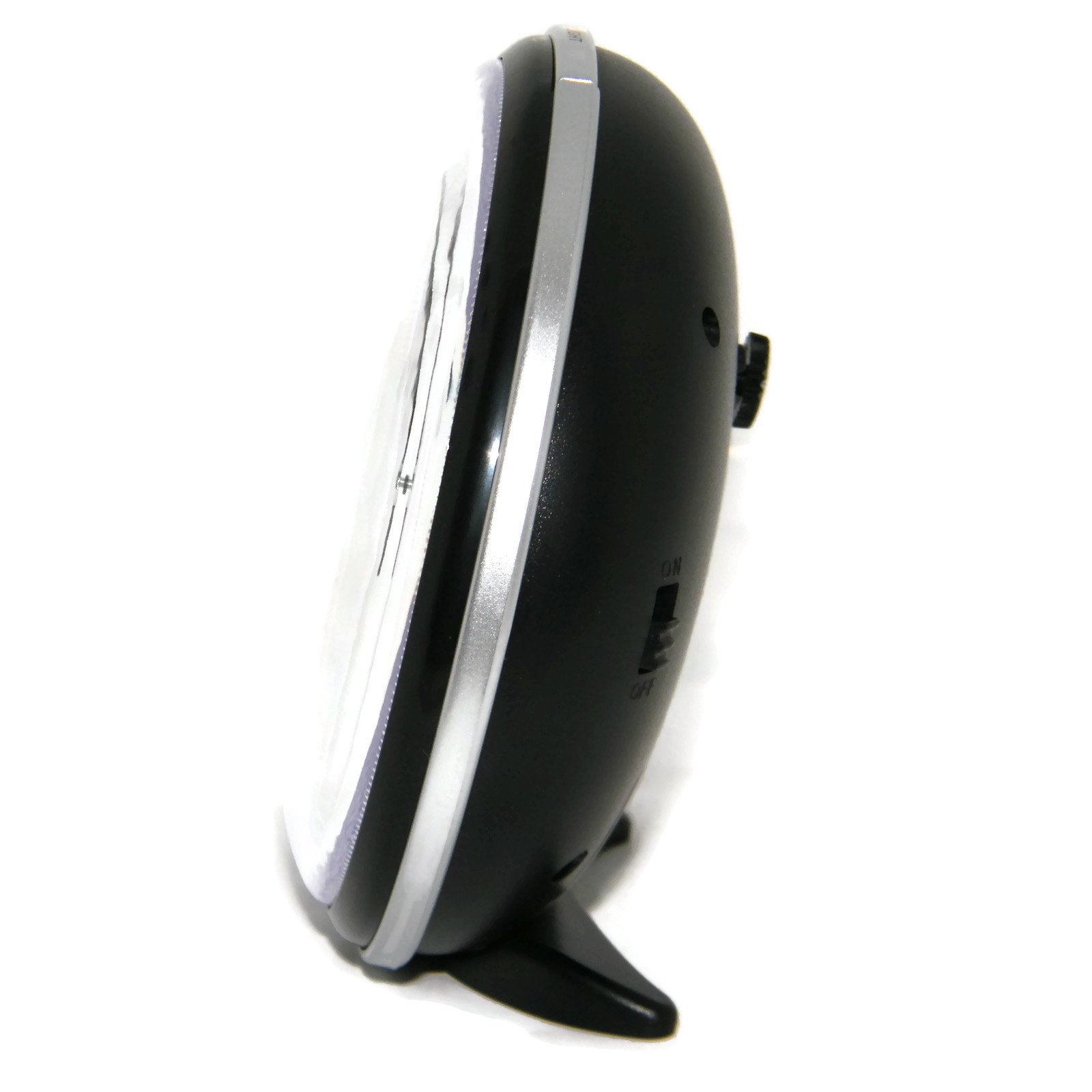 Atlanta 1828-7 Funkwecker Wecker Kunststoff Analog Licht Alarm schwarz