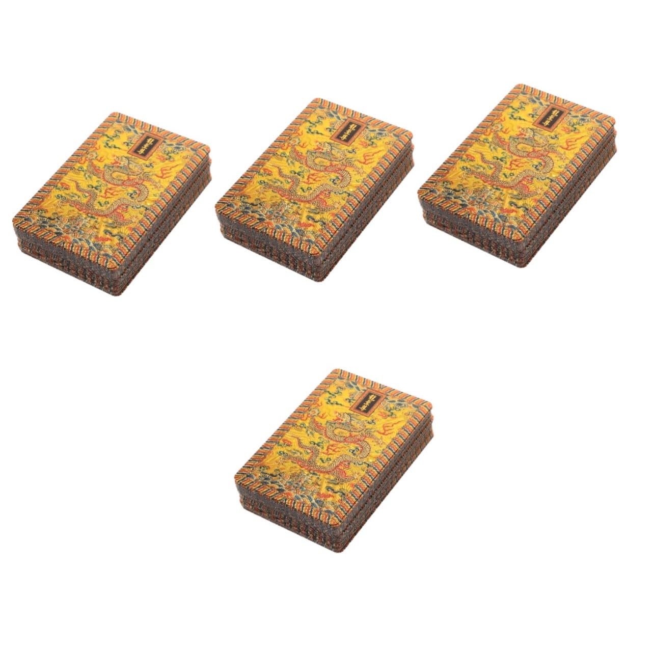 KOMBIUDA 4confezioni Carte Da Gioco Foil Poker Per Feste e Intrattenimento Accessorio Per Giochi Da Tavolo Adatto Famiglie e Adulti Per Amanti Del Poker