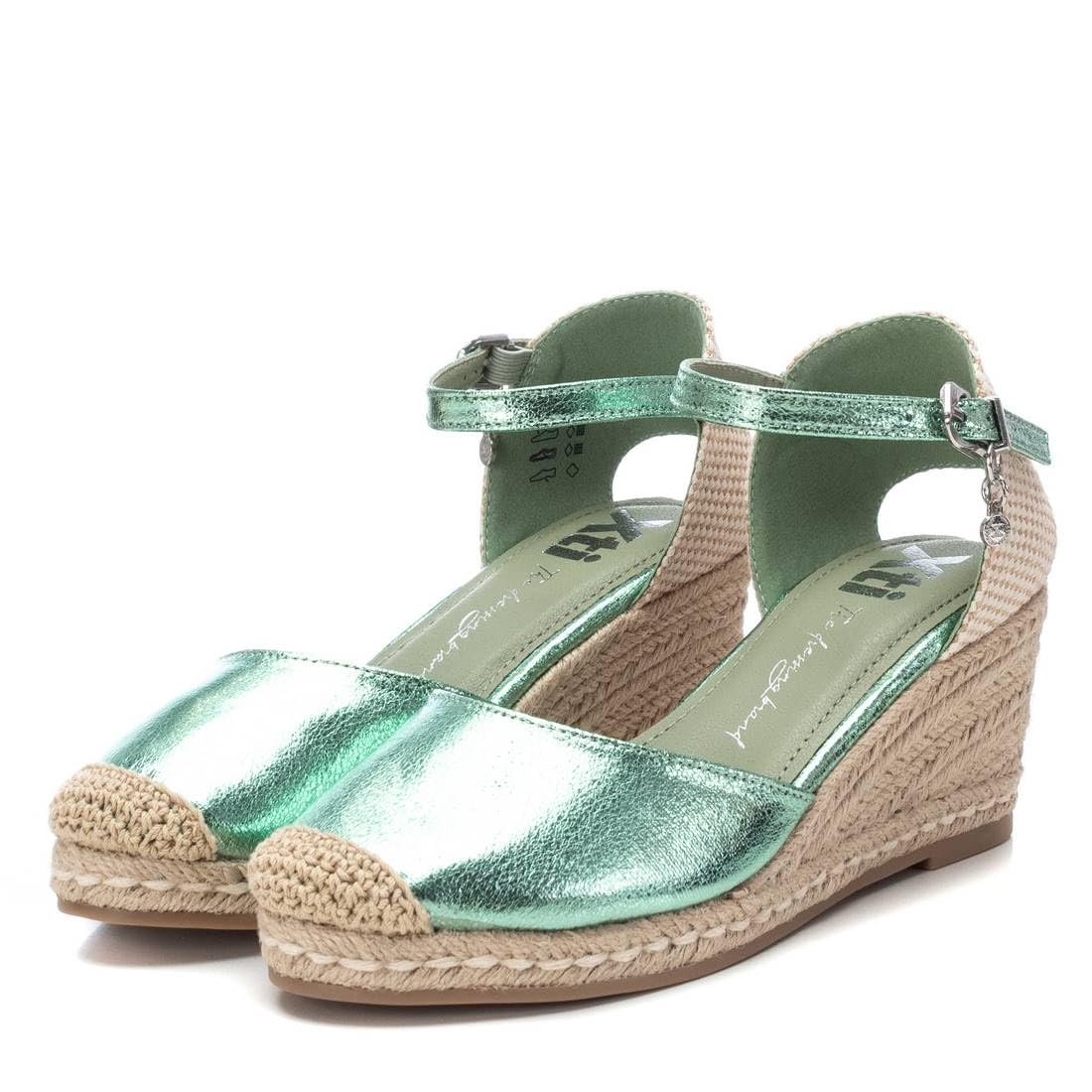 XTI - Sandalias con Cuña Mujer Aqua - Calzado Cómodo y Versátil - Moda casual - Modelo 14233401 (Talla 37)