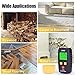 Wood Moisture Meter, LONVOX Pin-type Digital Moisture Detector with Backlit LCD Display, Water Leak Detector with 7 Modes, Handheld Moisture Meter for Lumber, Firewood, Drywall, Walls, Woodworking
