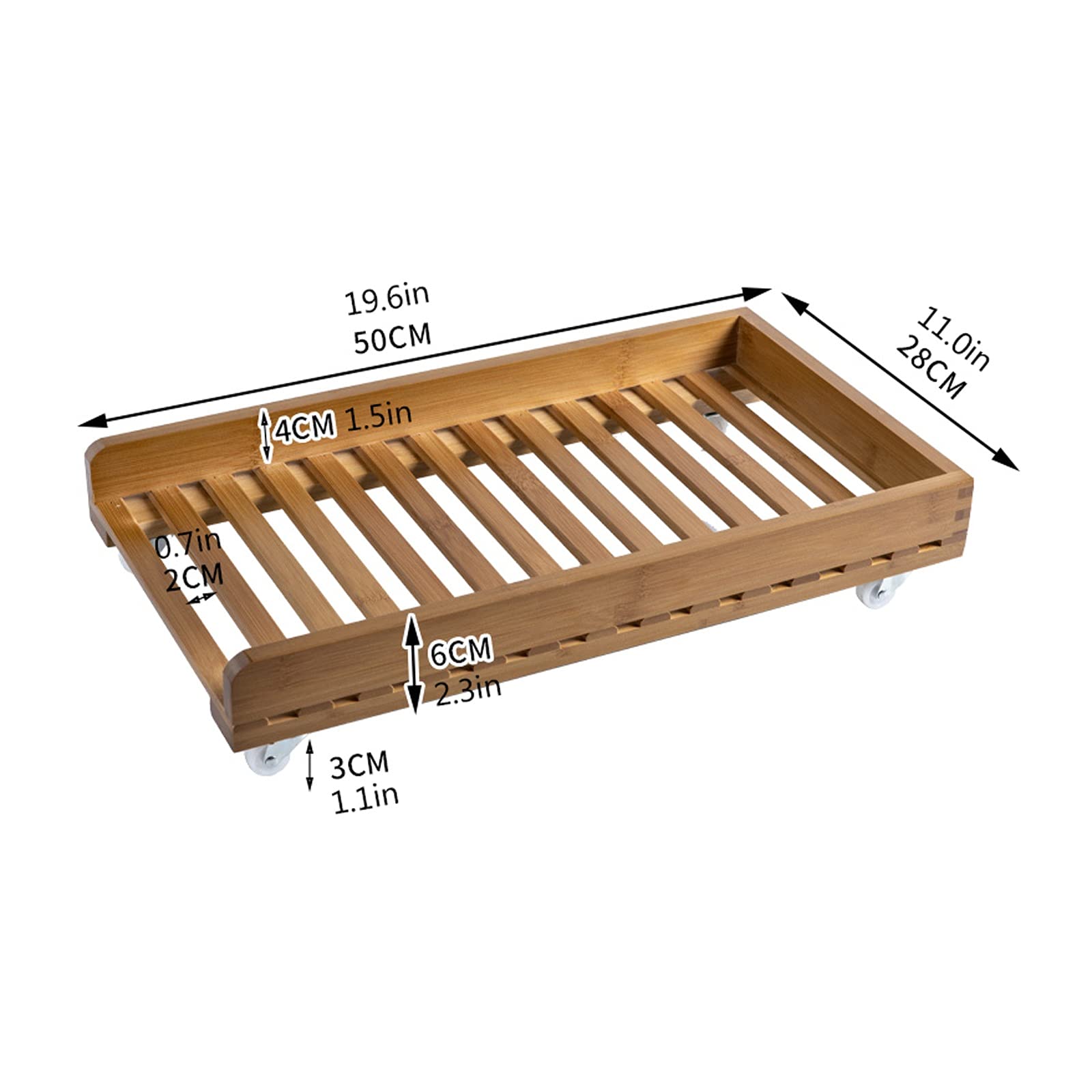 Carrito de Soporte de CPU ordenador personal Bracket de host móvil UPC El soporte con el soporte del piso de la caja de host de escritorio bisel de tres lados con 4 ruedas de lanzador se adapta a la m