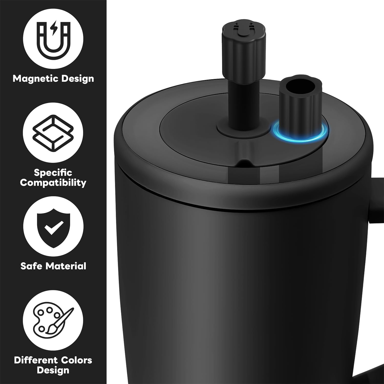 2 Pack Magnetic Straw Covers Compatible with Brumate Era 30&40 oz Tumblers,Silicone Straw Caps - Image 4