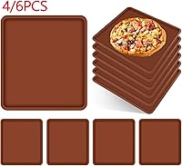 Vista 2 de Silicone Dehydrator Sheets Baking Mats Non-stick Trays For Fruits Cake Bread Swiss Roll Oven Kitchen Accessories(4pcs)