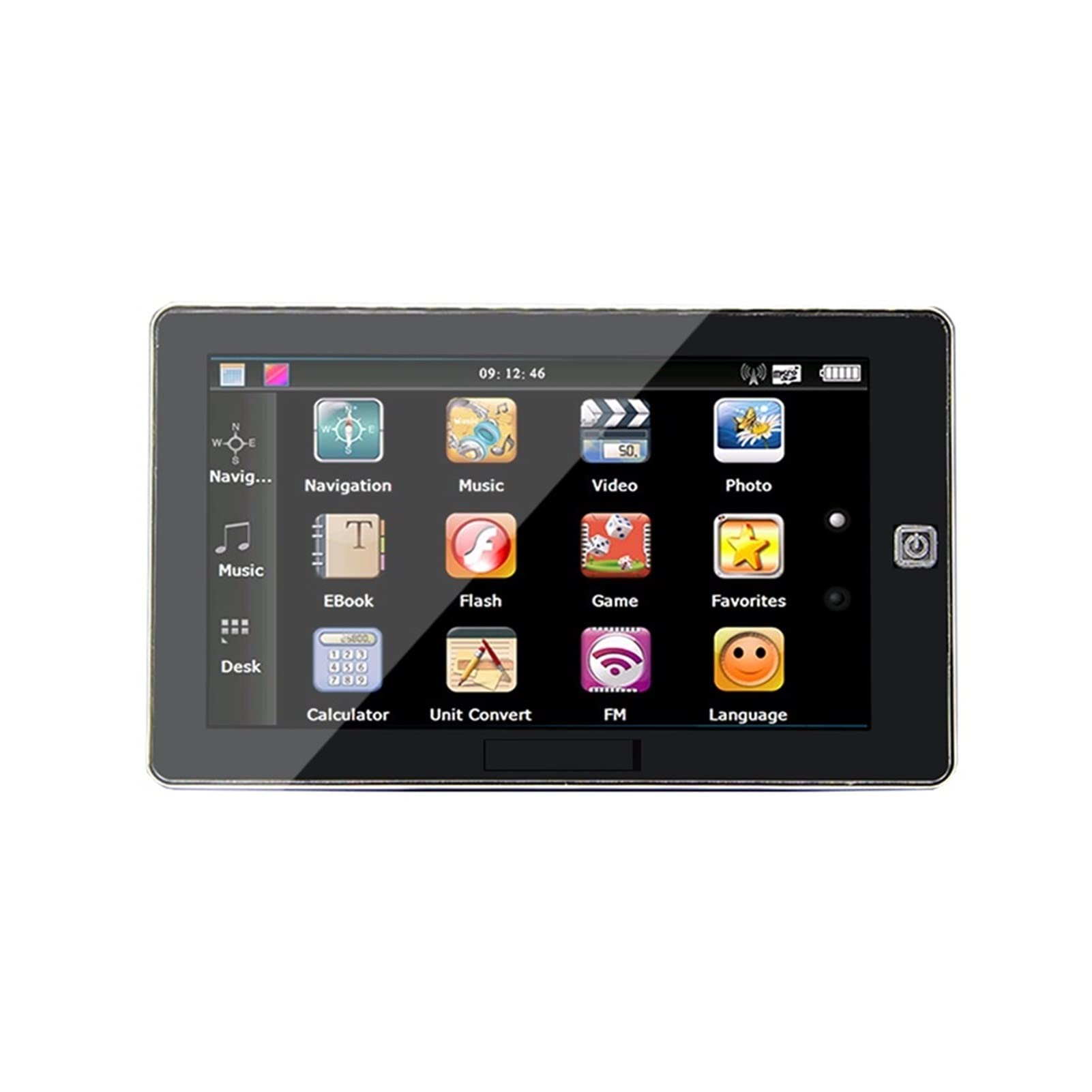 7 pulgadas TFT LCD HD Camión GPS Navegación 25 6m ROM 8G Bluetooth FM MSB2531 800 * 480 Navegador GPS de coche(Without bluetooth)