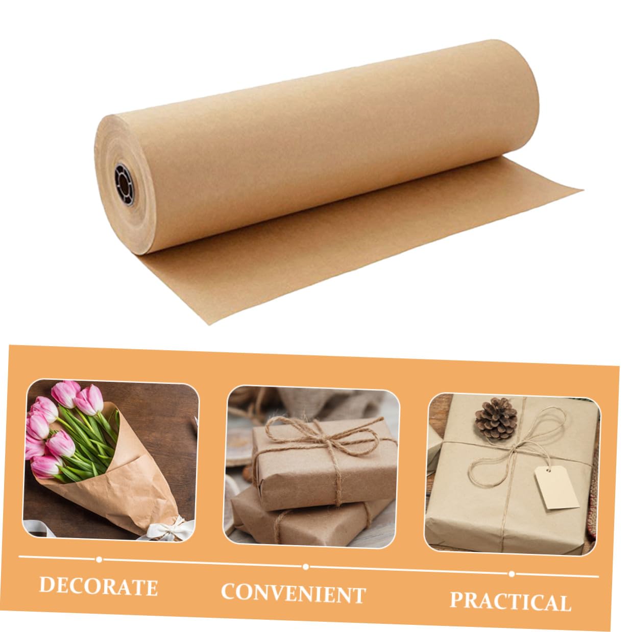 MAGICLULU 2rouleaux Papier Cadeau Fait Soi-même Papier Cadeau Anniversaire pour Fêtes