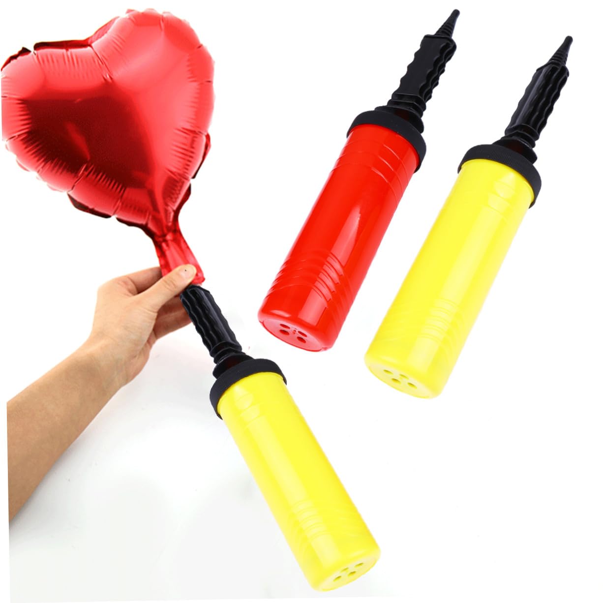 Gadpiparty 2 Set Di Pompa A Mano Per Gonfiaggio Palloncini Pompa Ad Aria Portatile Per Giocattoli Leggera Facile Per Palloncini 2 Pezzi*2