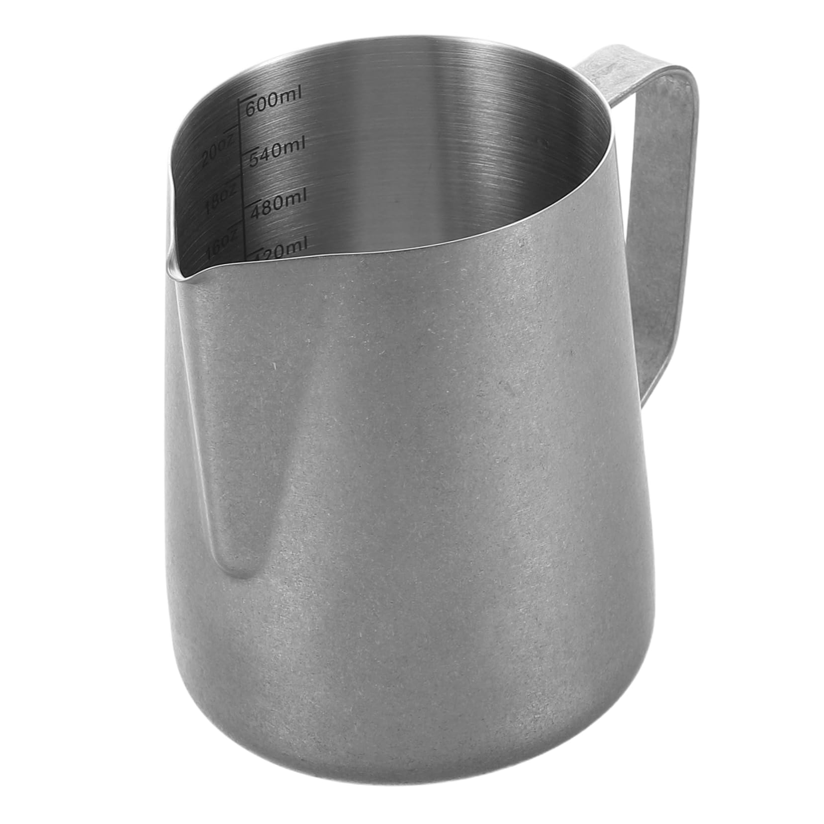 Unomor Vintage Stainless Steel Milk Frothing Pitcher Coffee Steamer Jug with Precision Pouring Spout for Latte Art Design for Coffee Bar and Home Use