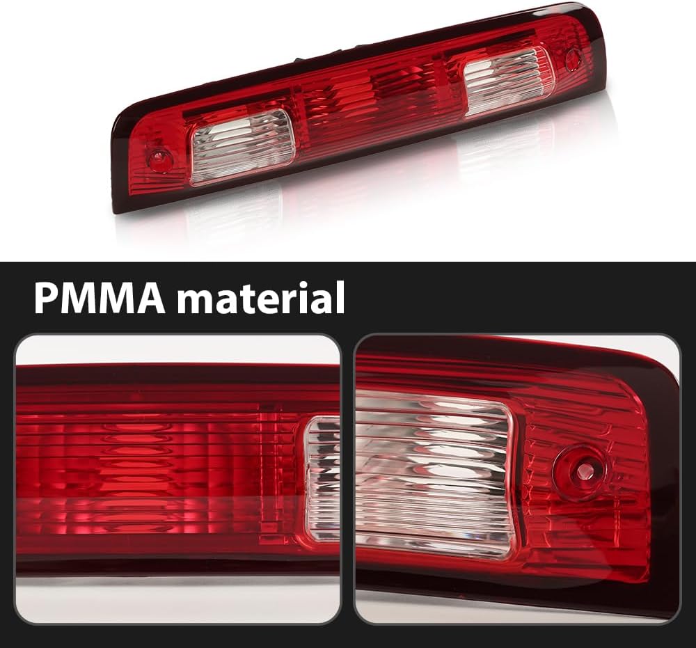ALLGOOD Third 3rd Brake Light, Compatible with Dodge Ram 2500 3500 2010-2017/ Fit Dodge Ram 1500 2009-2017, Red