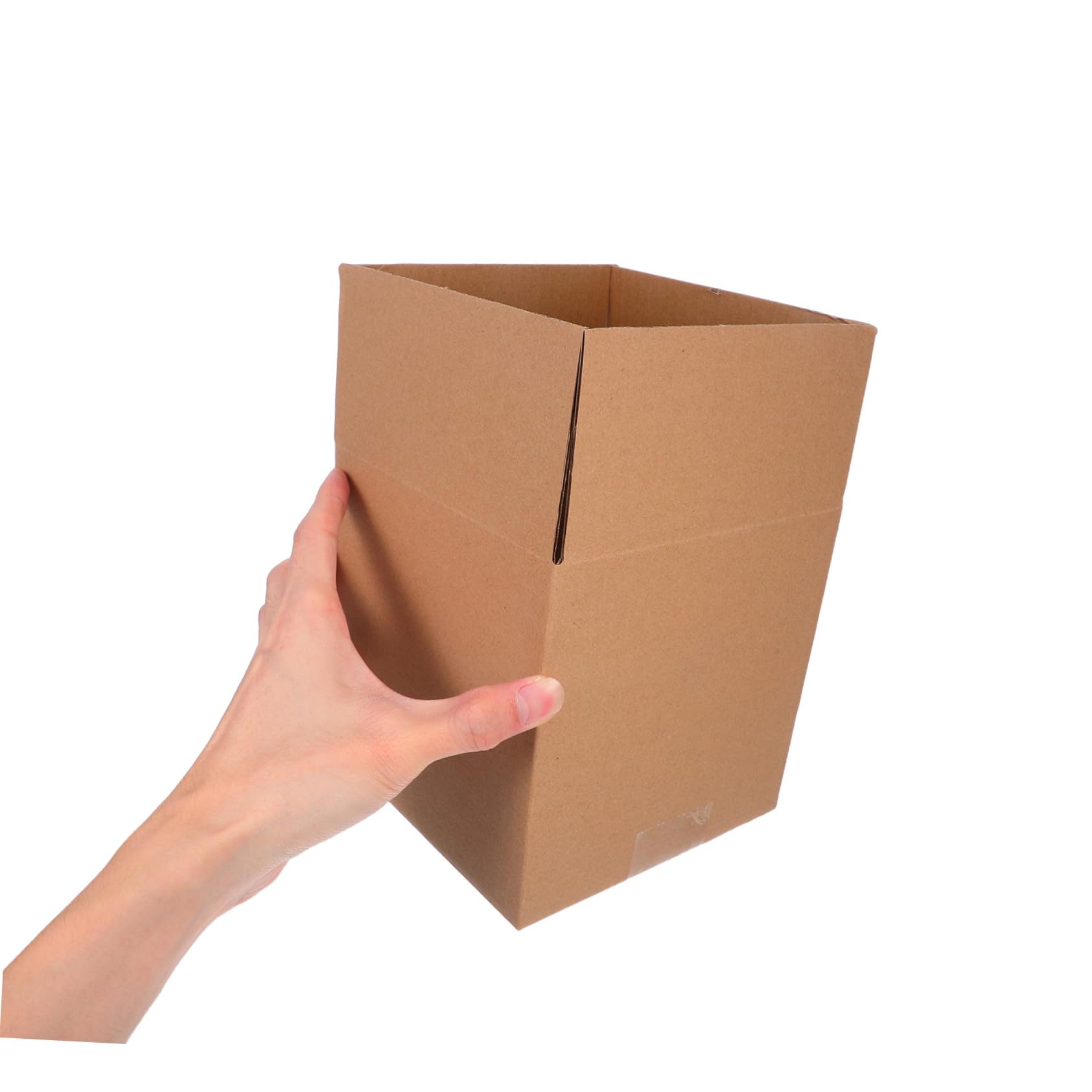 DOITOOL 15 Piezas Cajas Cuadradas de Cartón Marrón para Envío Paquete de Unidades Cajas Resistentes de Cartón Corrugado para Embalaje y Almacenamiento Suministros para Pequeñas