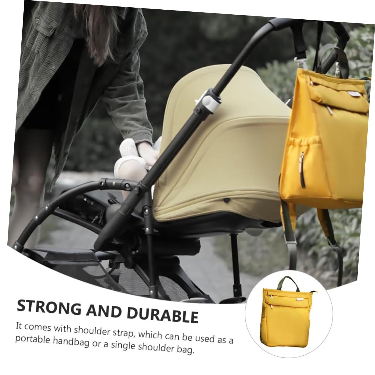 Wickeltasche Mehrwegtasche Babypflege Organizer Tragbar für Mütter Outdoor Reisen Einkaufen Fitnessstudio Strand Wochenendausflüge mit Robusten Griffen
