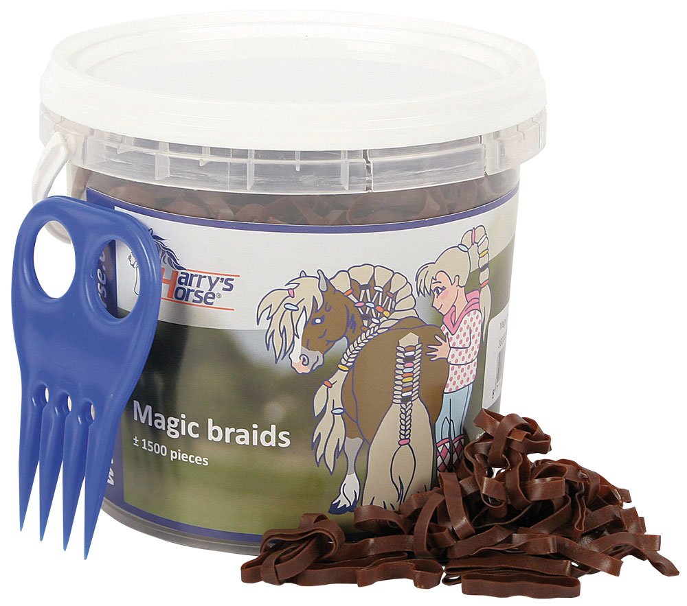 Harry's Horse 36000203-03 Magic Braids - Secchio, Colore: Marrone