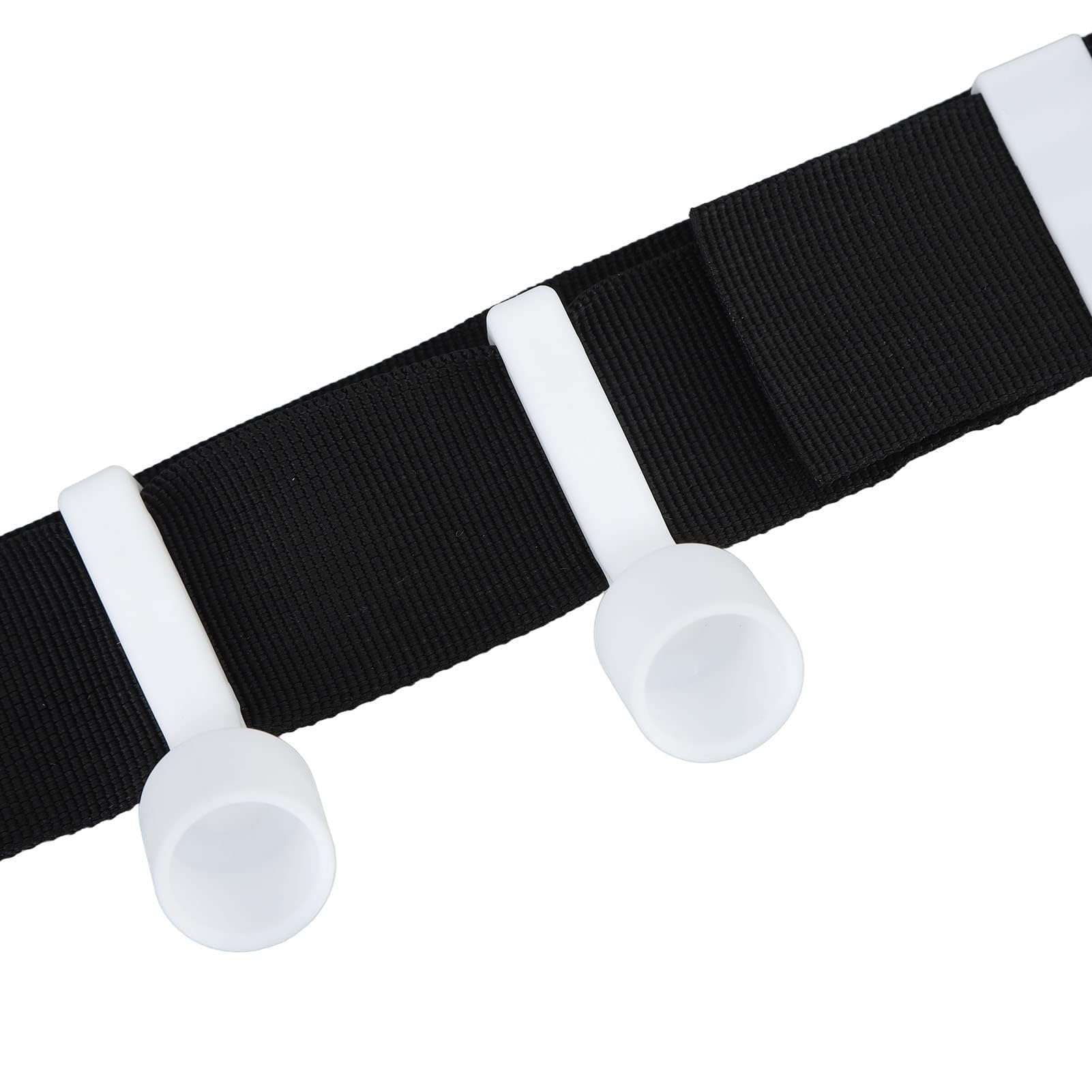 Zerodis Flag-Football-Ausrüstung, Praktische, Langlebige Flag-Football-Gürtel für den Spielplatz, Verstellbar, PP-Material, Weiß