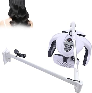 Wall Mounted Hair Dryer, Professional Hair Dryer Heater w/LCD Display, Adjustable Swing Arm Hair Hood Dryer, Hair Dryer Hair Processor for Hair Salon,Floor-Standing Hanging-220v