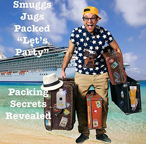 Smuggs Jugs Disguised Hidden Four Bottle Two Tube Drinking Flasks Kit (4-16 Oz, 2-8 Oz) Sneak Cruise Alcohol-Rum Runner #TOP2