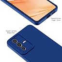 Pikkme Vivo V23 Pro 5G Back Cover Soft Matte Liquid Silicone TPU | Camera Protection | Shockproof Slim Back Case for Vivo V23 Pro 5G (Blue) gallery image