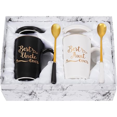 Diztoud Aunt & Uncle Gift Set - 2 Pack 20oz Stainless Steel Travel Tumblers With Keychains - View #12