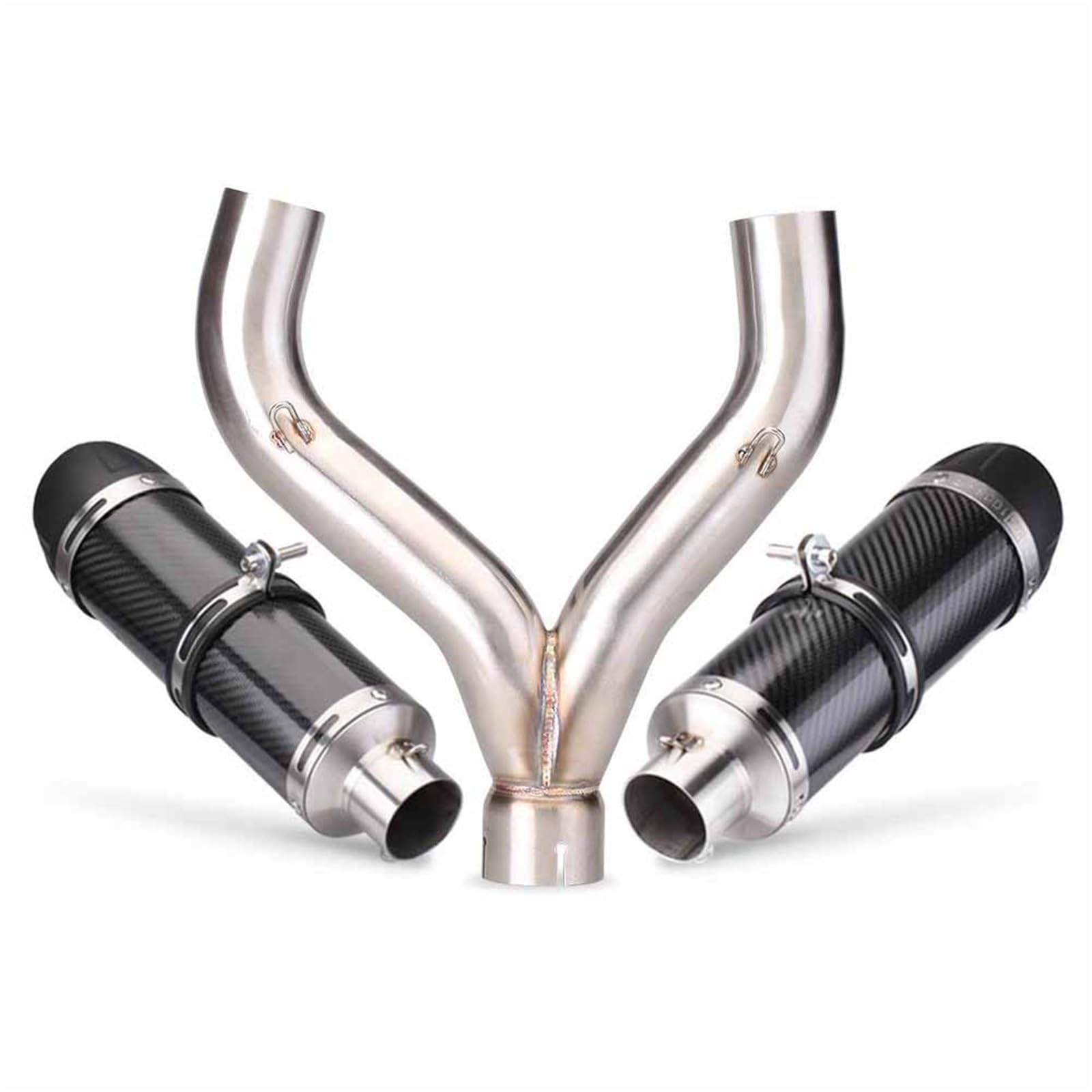 Sistema de escape intermedio Aprilia Shiver 900 competición 7