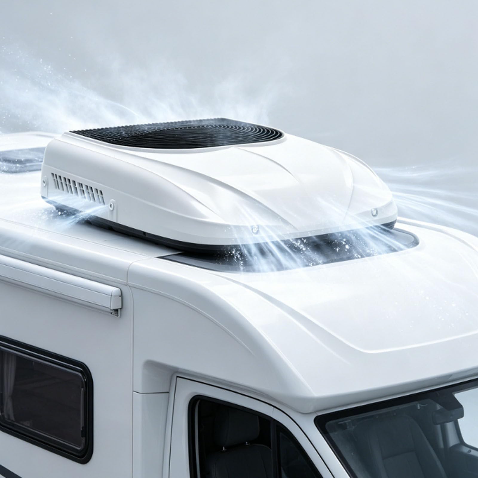 ErShangMao Dc Rooftop Ac Unit 2026, Portable Rv Air Conditioner For Camper Van & Rv,Dc Parking Ac Unit,60db, Remote, Fits 25 X 35 Cm To 38 X 42 Cm Standard Opening,150-350 M3/H Airflow 12v-1800w