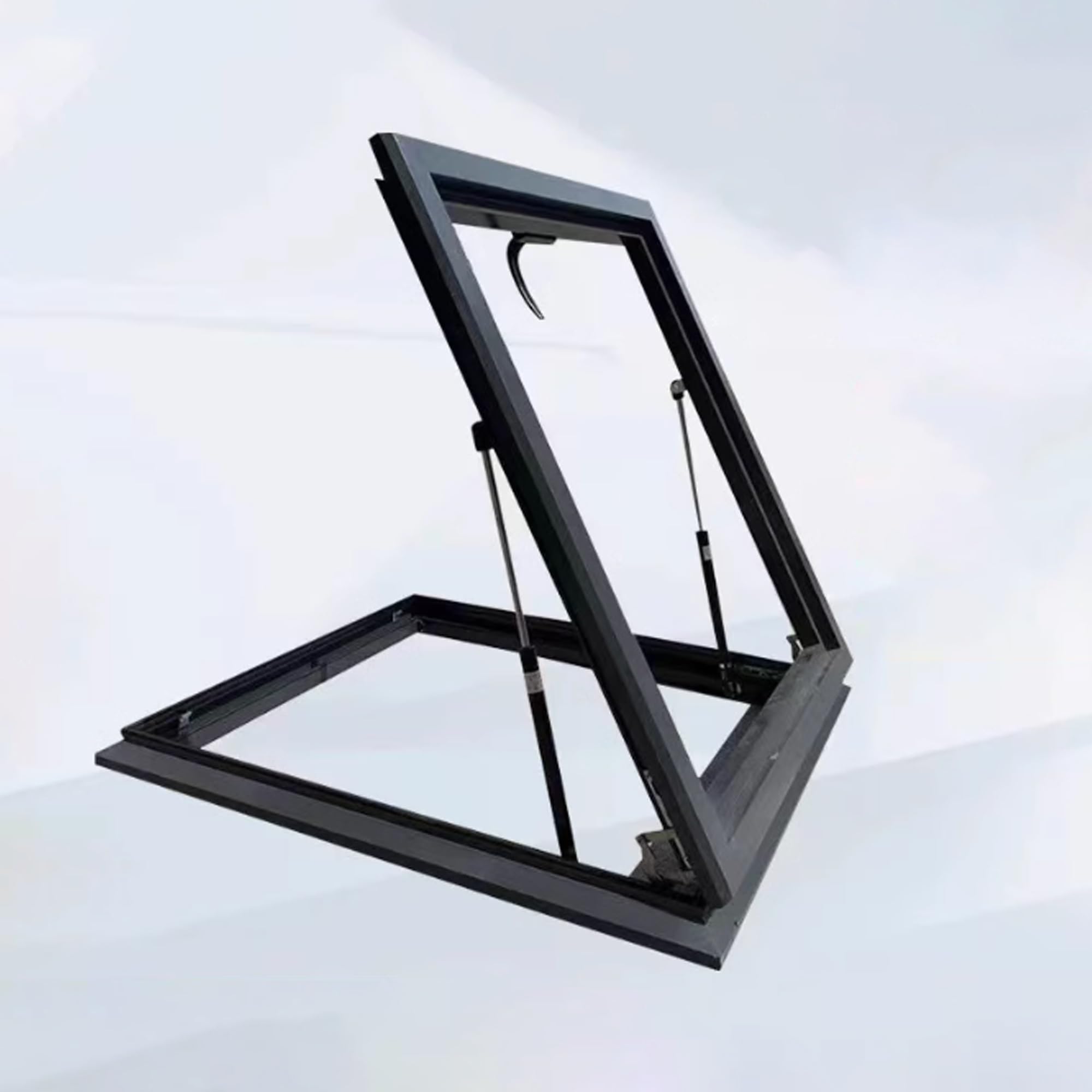 Ventanas de tragaluz para techo en salas de sol con diseño transparente y aluminio duradero