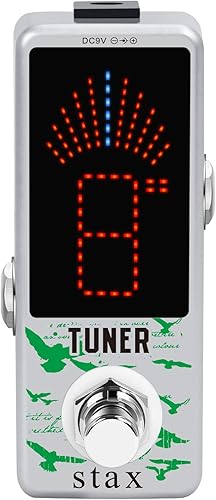 Vista 109 de Stax Pedales de efectos de compresor. Sonido clásico de compresión óptica. Ataque suave y atenuación. Conservando el transitorio de la señal Línea