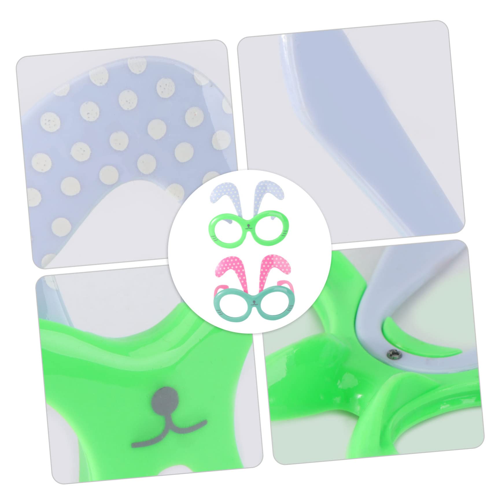 BESTYASH Funny Rabbit Glasses Mask 2 Sets for Party Hawaiian Easter Party Glasses for Adults and Boys and Girls